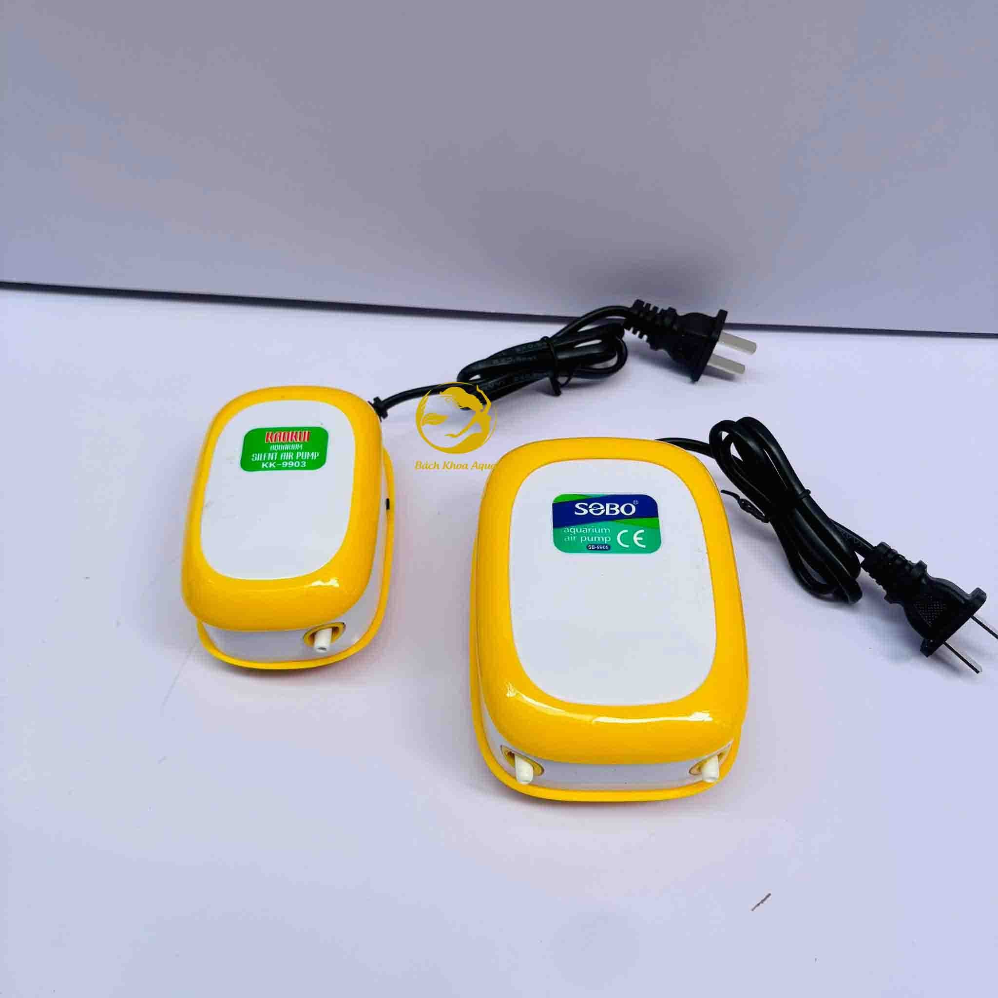 Máy sủi 9903 (1 vòi) và 9905 (2 vòi) cho bể cá thủy sinh